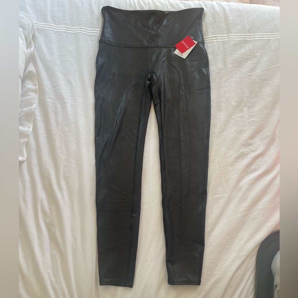 Faux Leather Moto Leggings